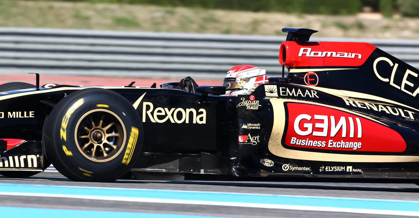 Efter et par år som udviklingskører fik Marco Sørensen i eftersommeren 2013 en Formel 1-test hos Lotus på Paul Ricard-banen.