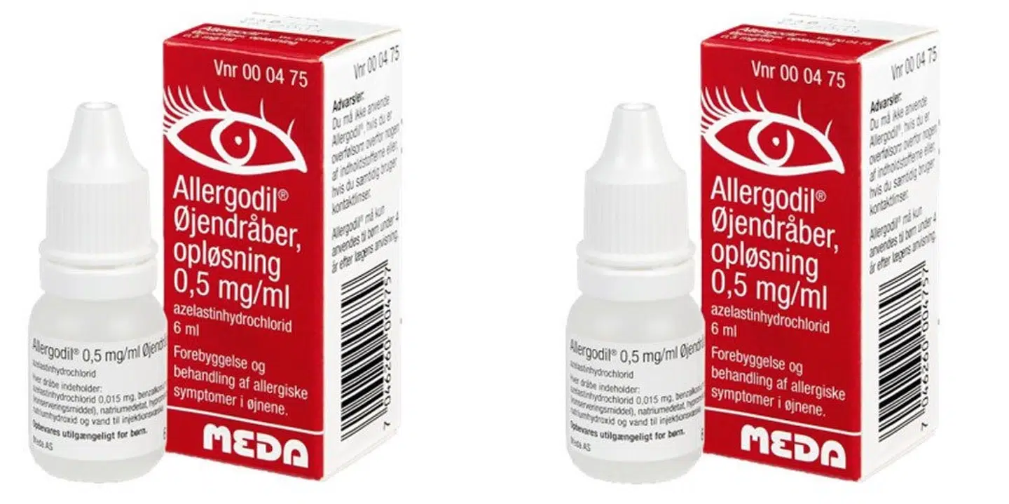 Allergodil øjendråber 0,05% - 6 ml