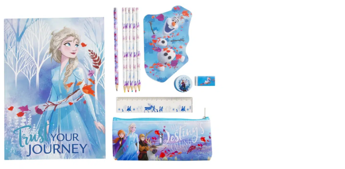 Disney Frozen 2 Skrivesæt Med Tilbehør