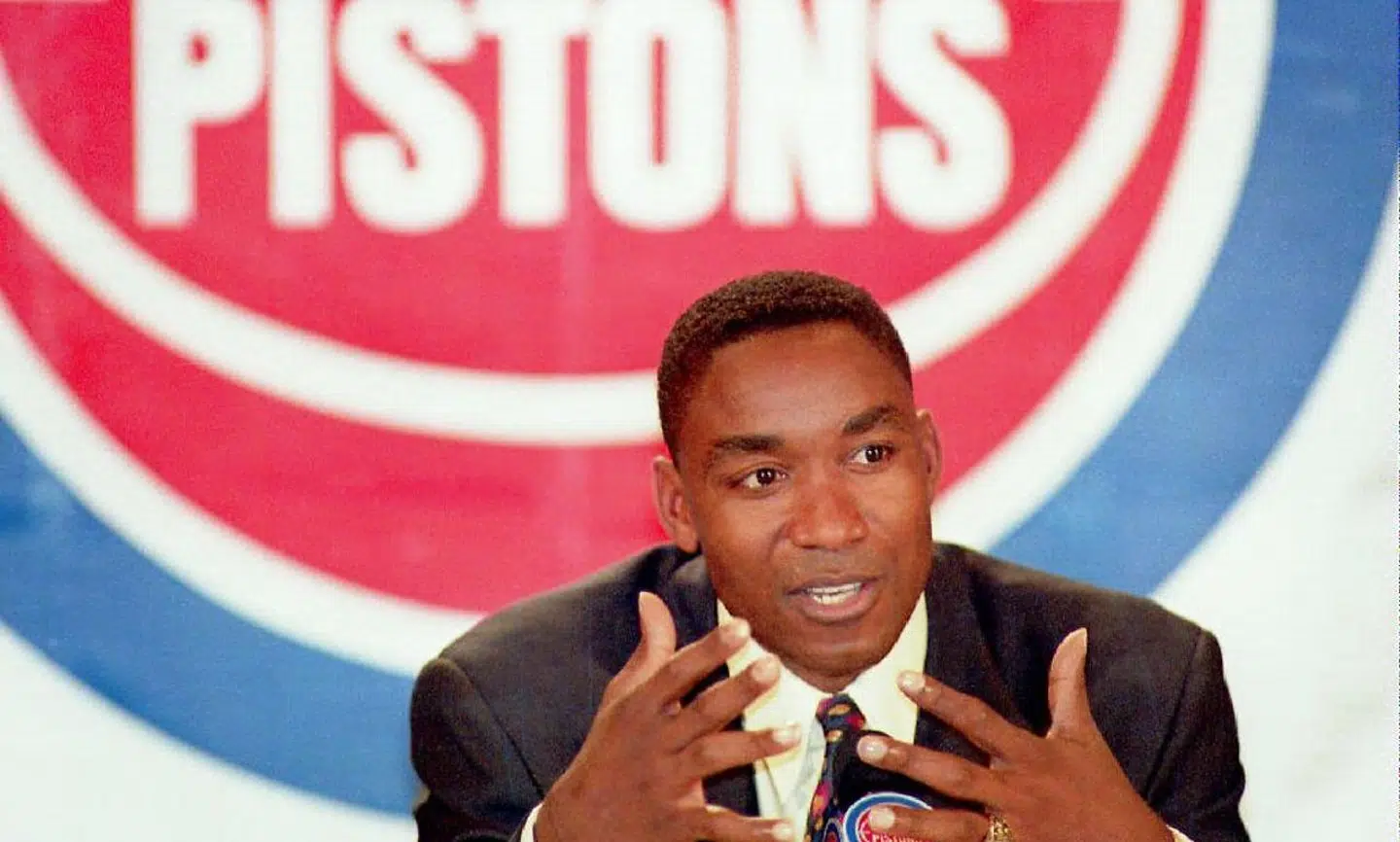 Isiah Thomas i Detroit Pistons-tiden.