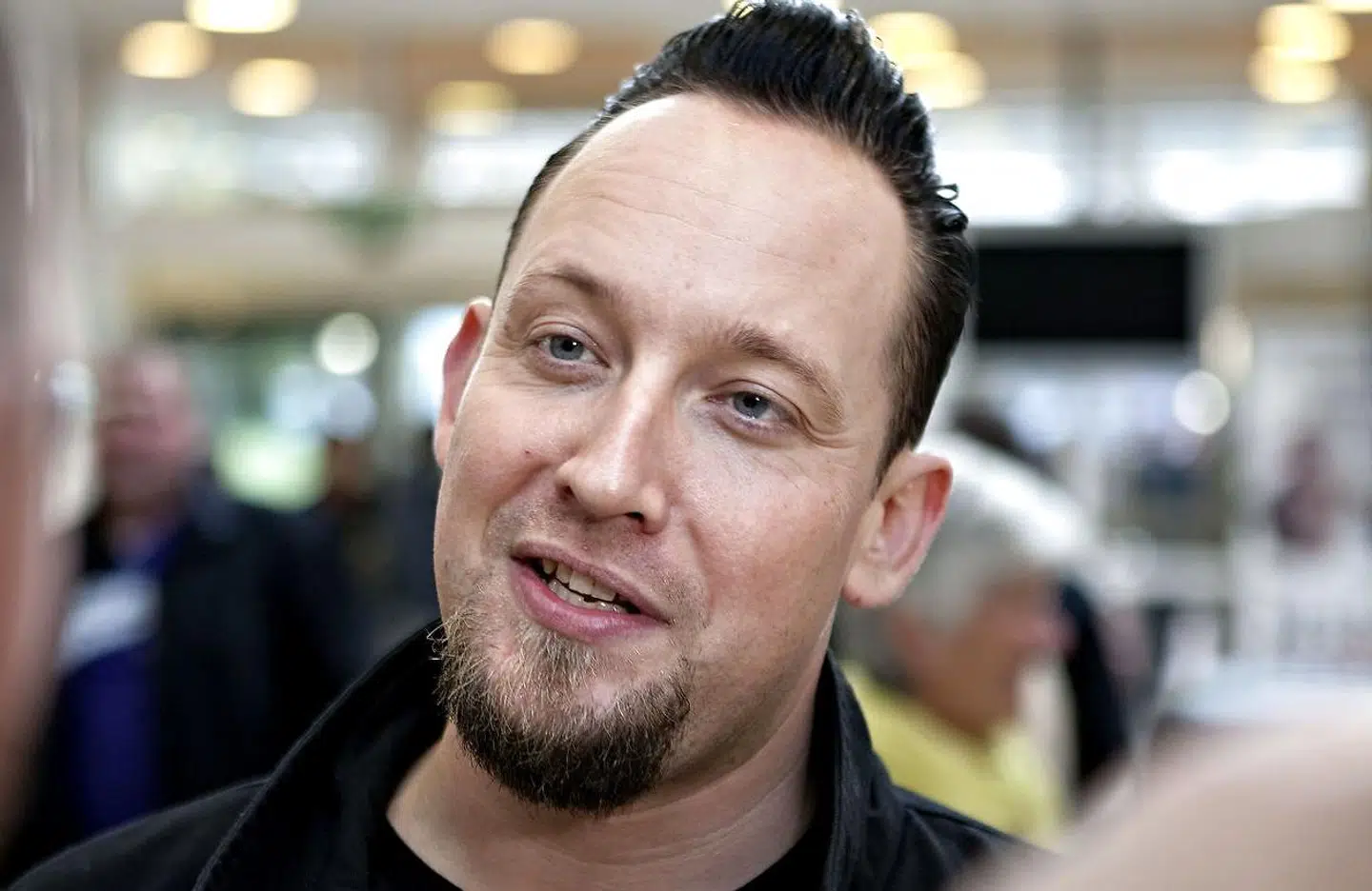 Her ses Michael Poulsen fra Volbeat.