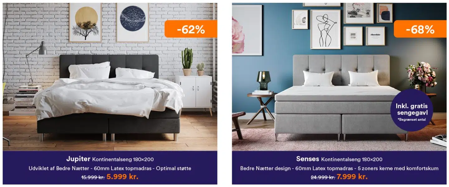 Bedre nætter - spar op til 68%