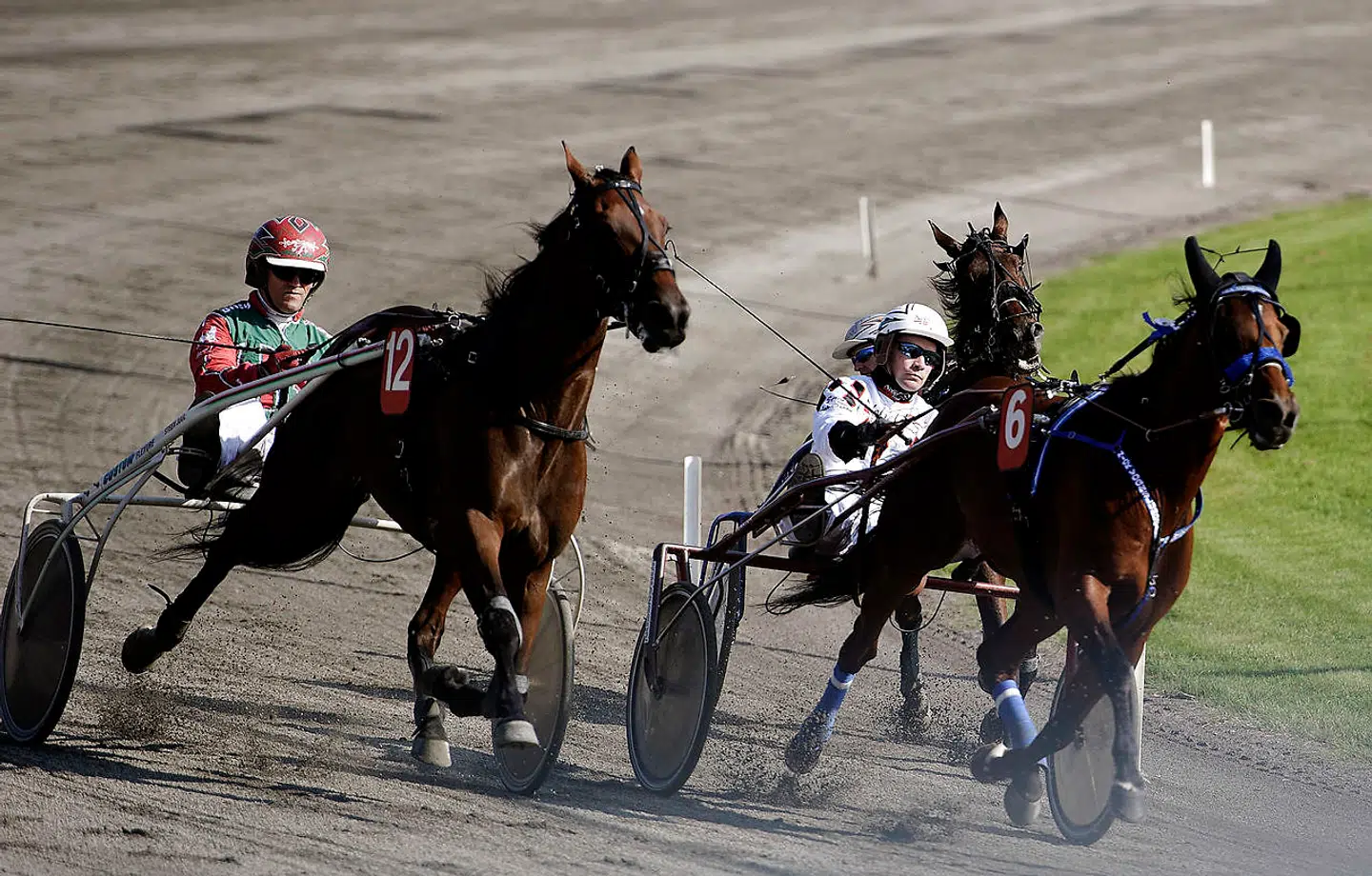 Arkivbillede fra Charlottenlund Travbane.