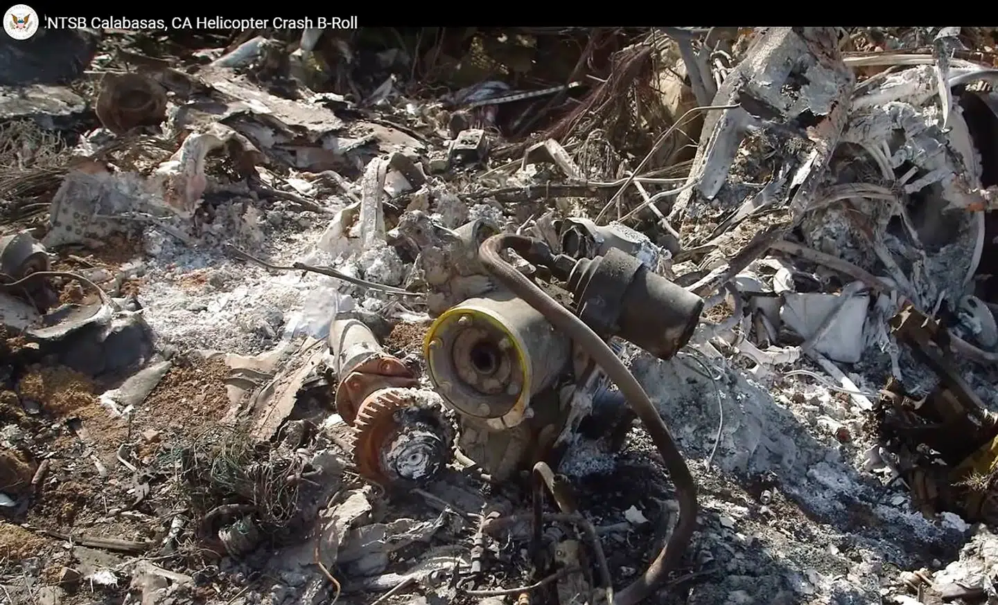 This still image taken from a January 27, 2020, video released by the National Transportation Safety Board (NTSB), shows the remains of a helicopter which crashed near Calabasa, California, on January 26, 2020, killing retired NBA star Kobe Bryant, his daughter, Gianna, and seven others. - Investigators have recovered the bodies of all nine people who died in the helicopter crash that killed NBA legend Kobe Bryant, the coroner's office said January 28, 2020. The remains were "removed from the crash site and transported to the department's forensic science center" for examination and identification, the Los Angeles County coroner's office said in a statement. (Photo by Jose ROMERO / National Transportation Safety Board / AFP) / RESTRICTED TO EDITORIAL USE - MANDATORY CREDIT "AFP PHOTO / National Transportation Safety Board" - NO MARKETING - NO ADVERTISING CAMPAIGNS - DISTRIBUTED AS A SERVICE TO CLIENTS