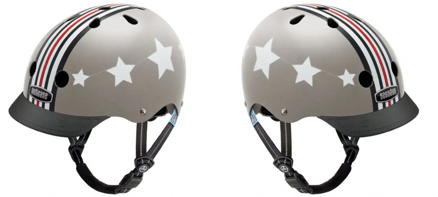 Cykelhjelm Nutcase Little Nutty GEN3, Silver Fly