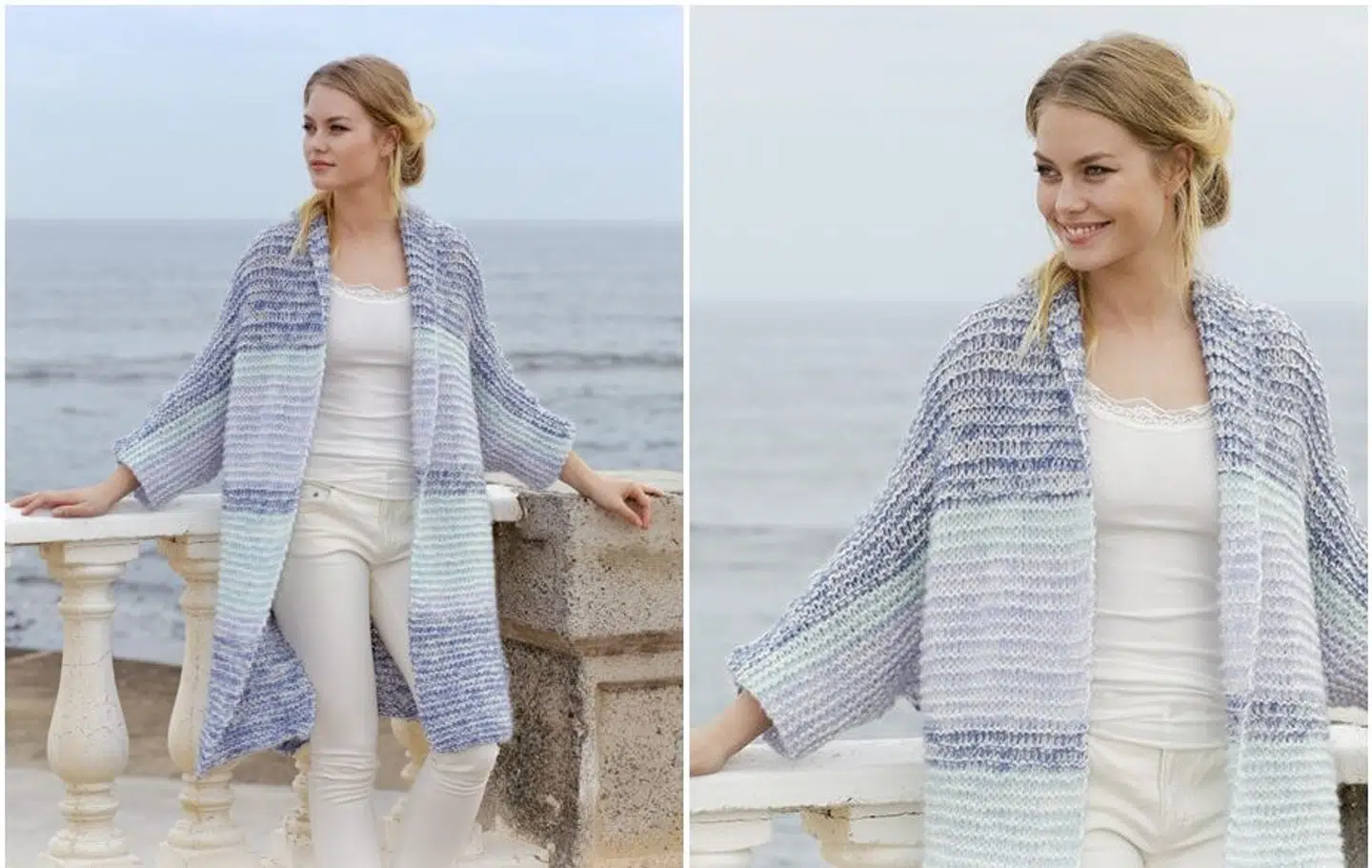 La Mare by DROPS Design lang strik ogStrikkeopskrift