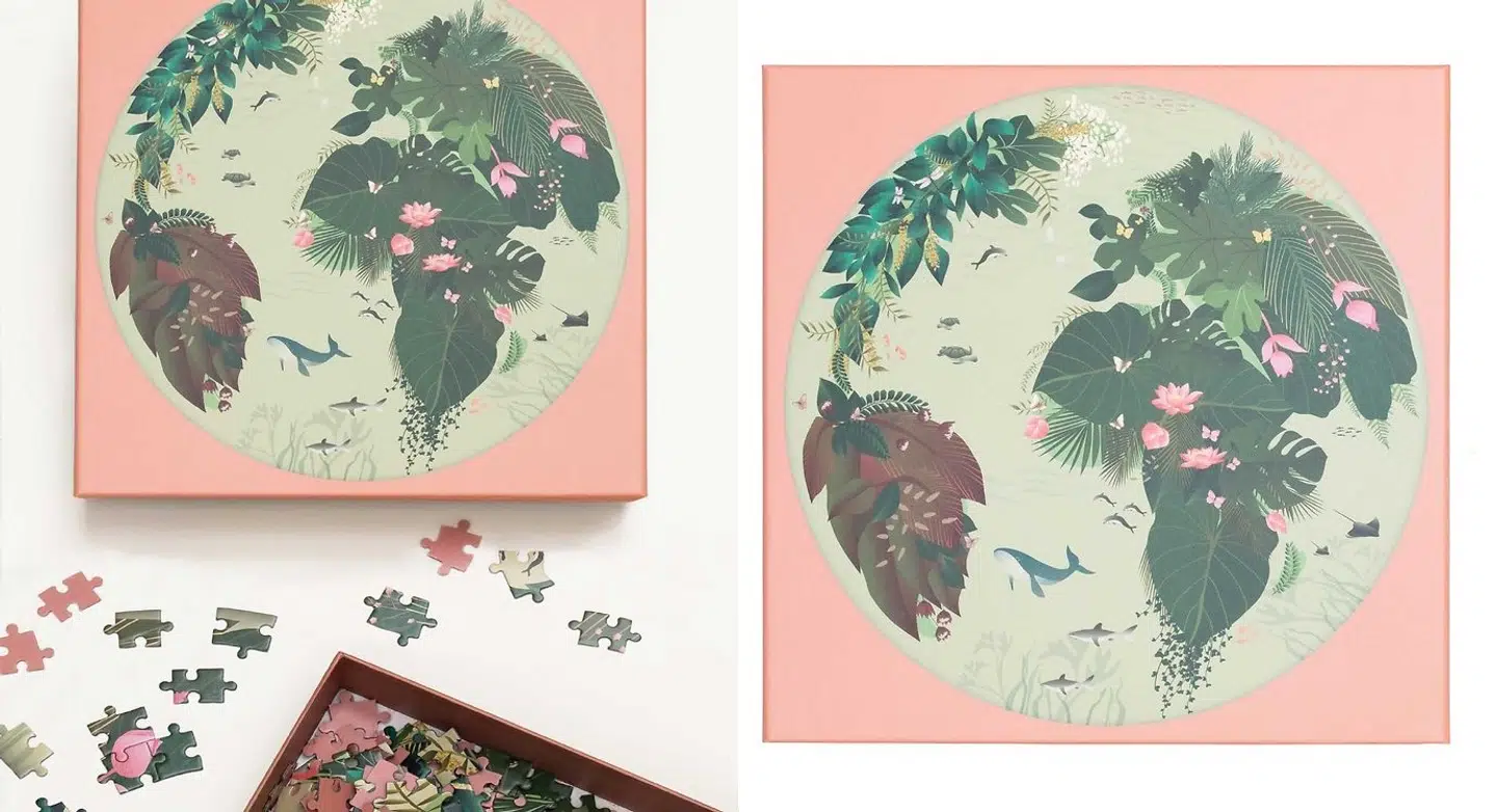 Vissevasse Puslespil - 500 Brikker - I Love Mother Earth