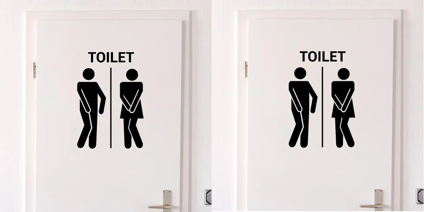Wallstickers til toilettet