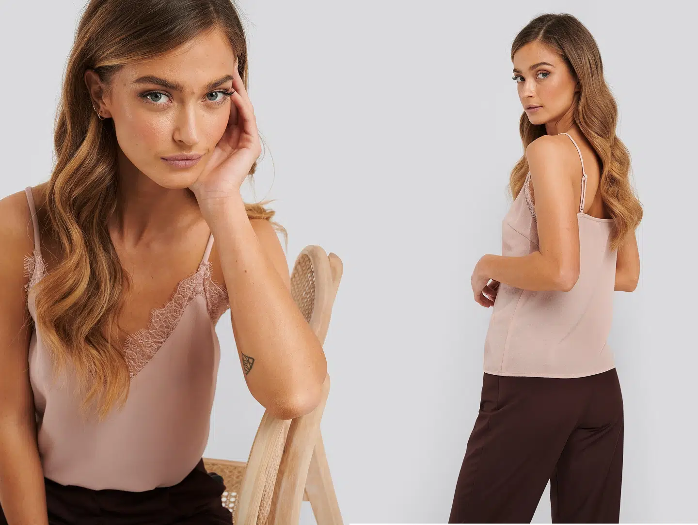 Lace Detail Singlet - NA-KD Party