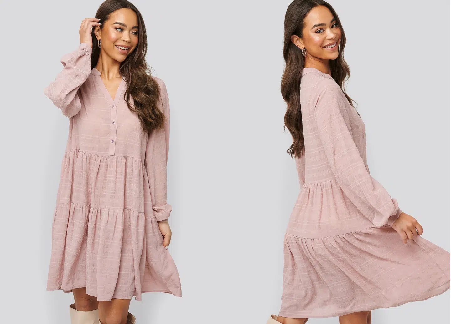 Structure A-Line Dress - NA-KD Boho