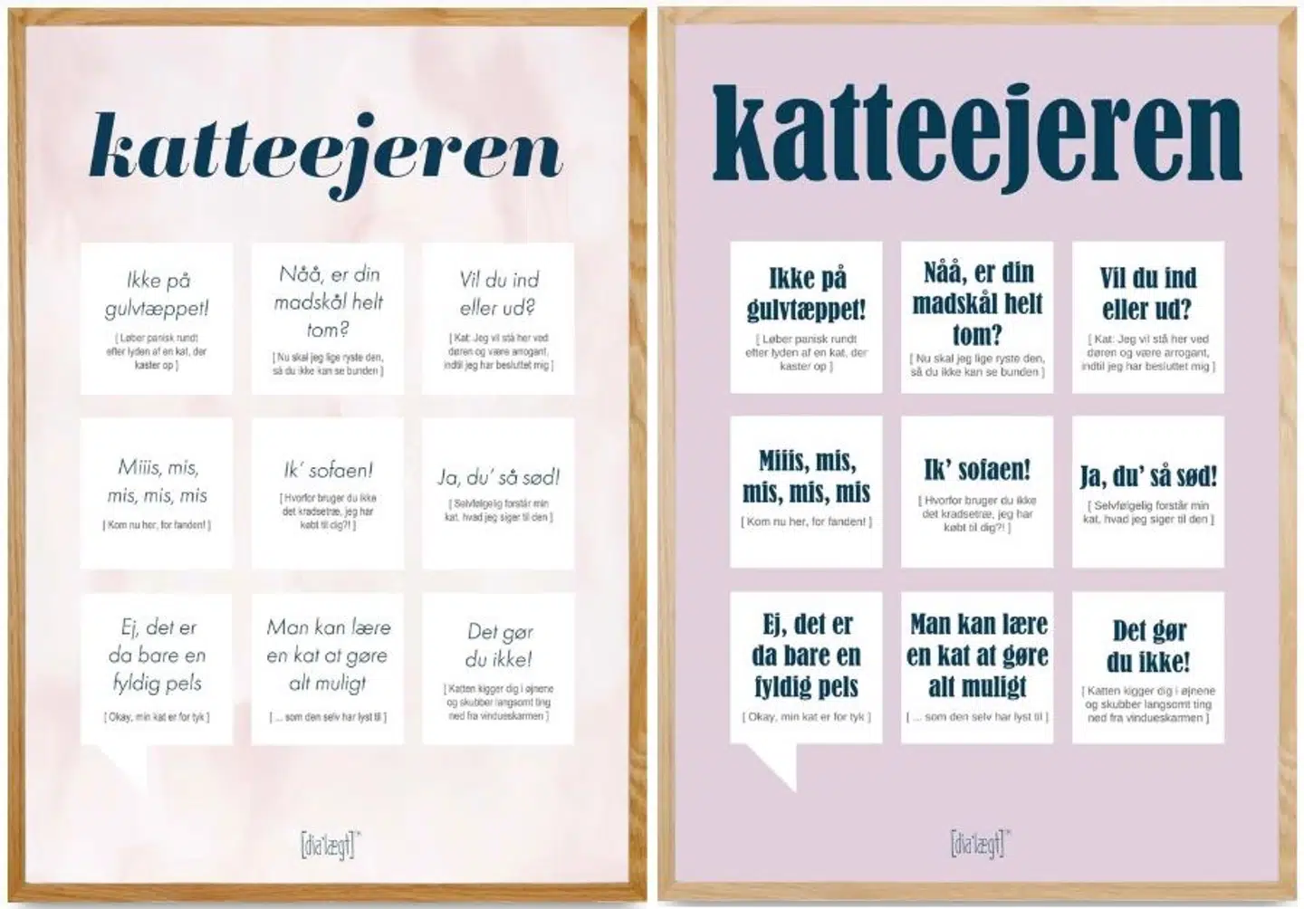 Plakaten til alle katte-elskere