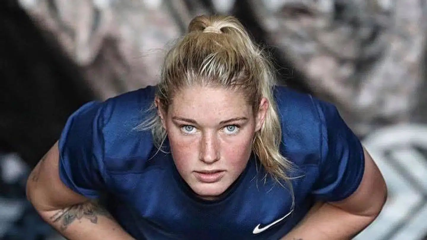 Tayla Harris røg i vælten for et år siden på grund af et billede, der affødte en række hadske kommentarer.