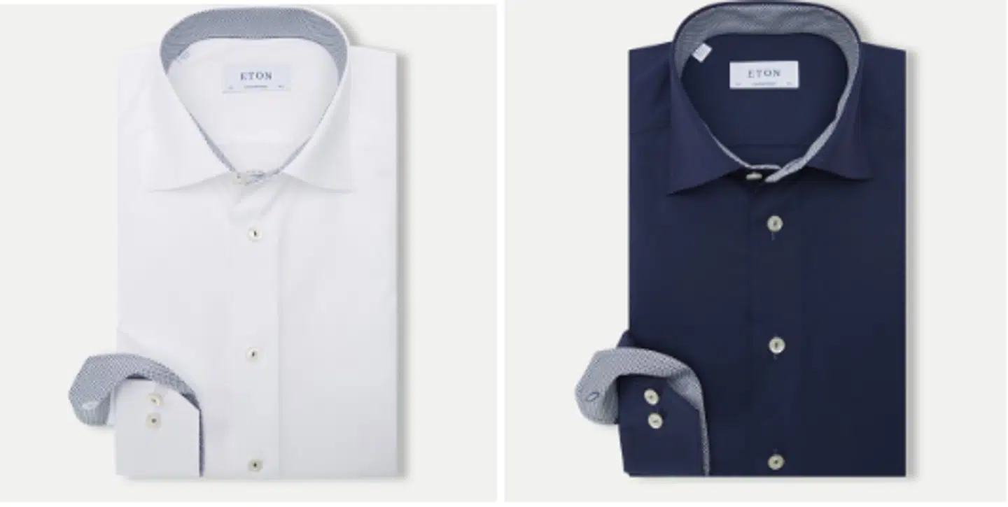 Eton - Contemporary fit | 1000 Poplin Skjorte