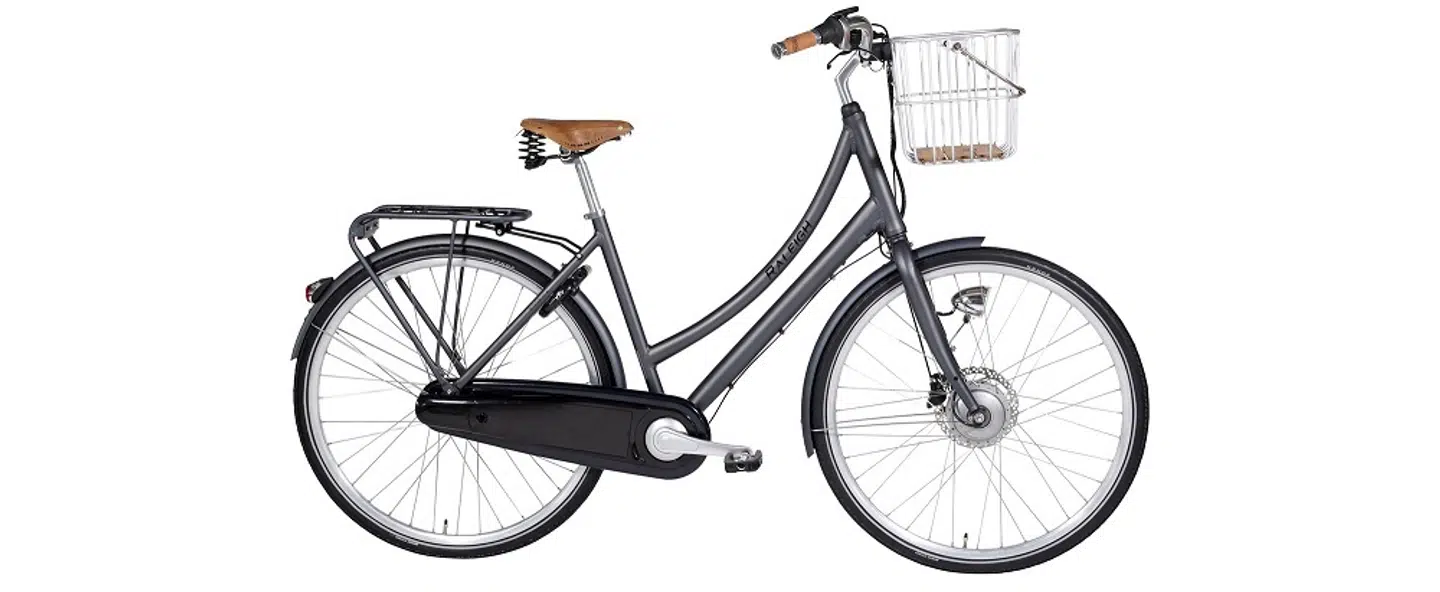 Raleigh Essex Elcykel Dame 7 Gear Fodbremse Mat Grå - 2020