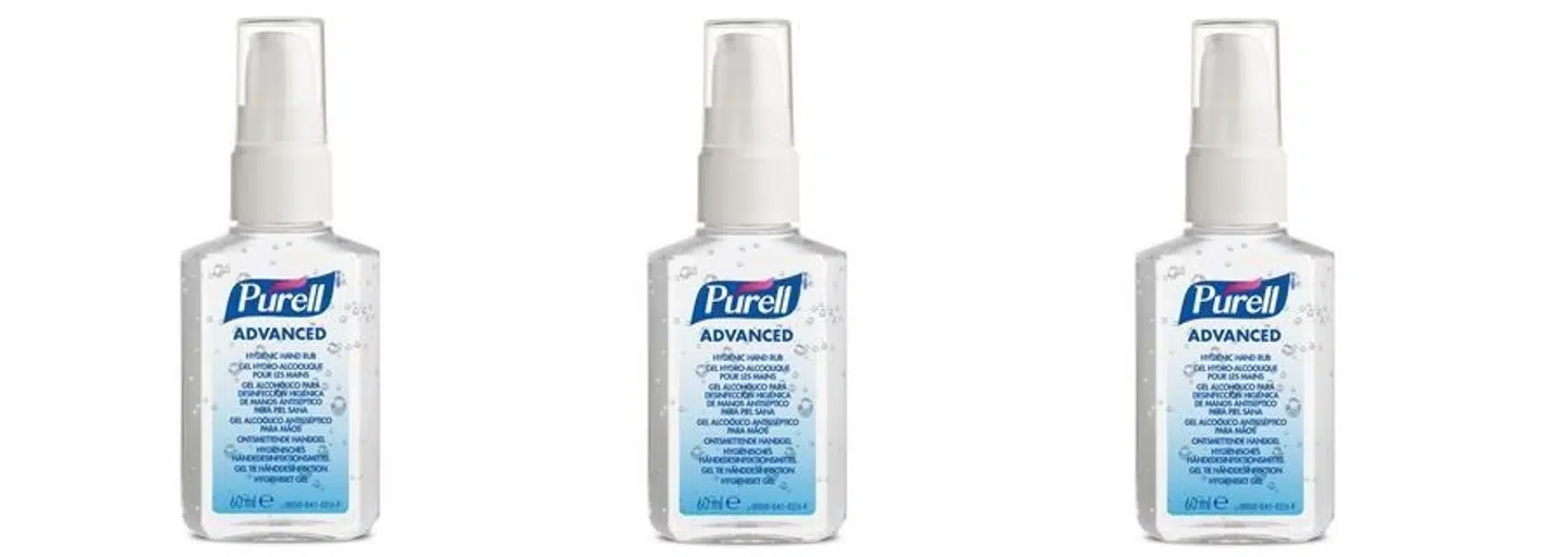 Purell Advanced håndsprit, ethanol, med pumpe, 60 ml