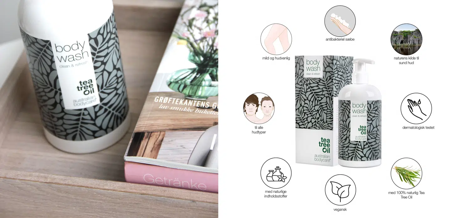 Body wash fra Australian Bodycare – holder huden sund og frisk