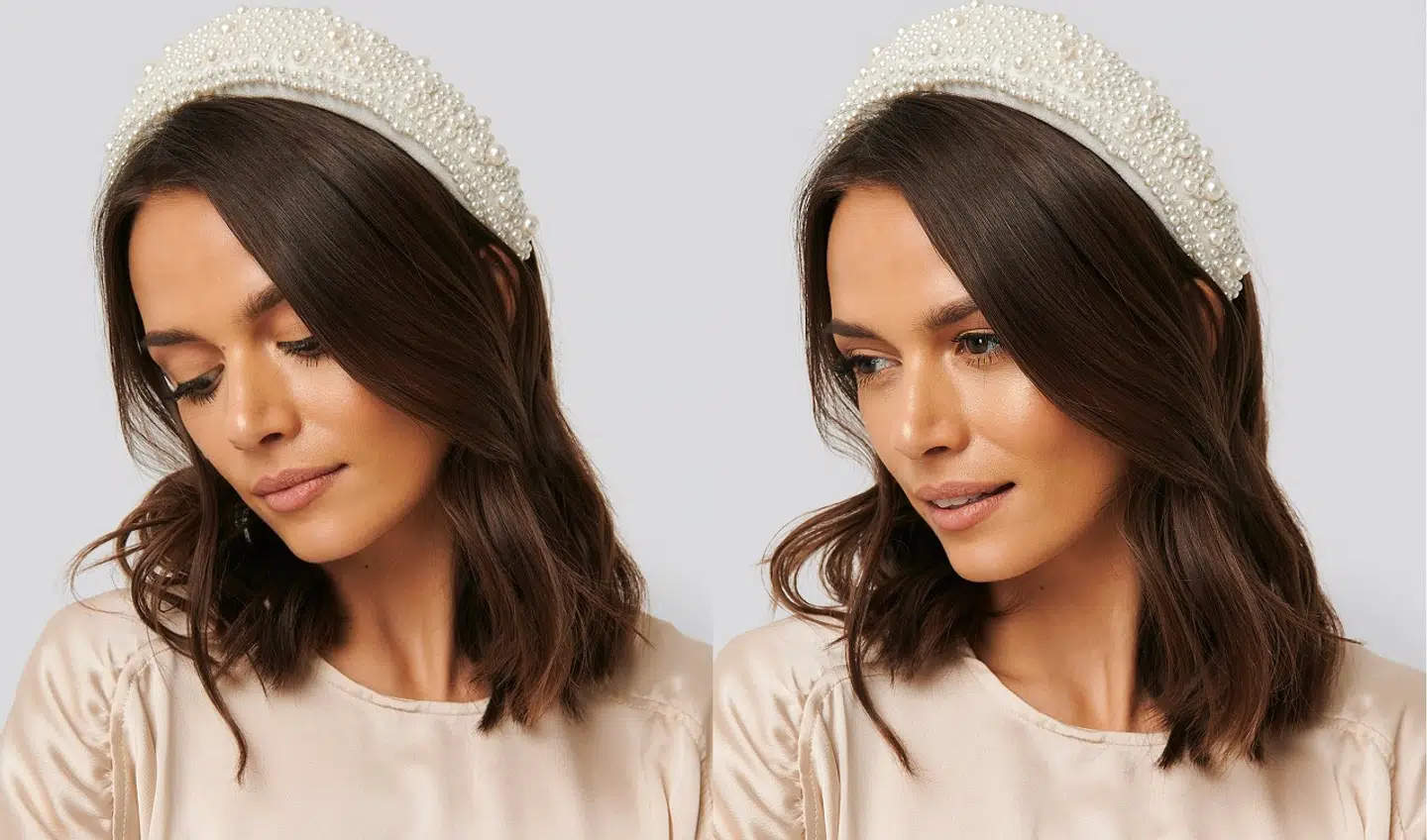 Vintage Perlehårbånd - NA-KD Accessories