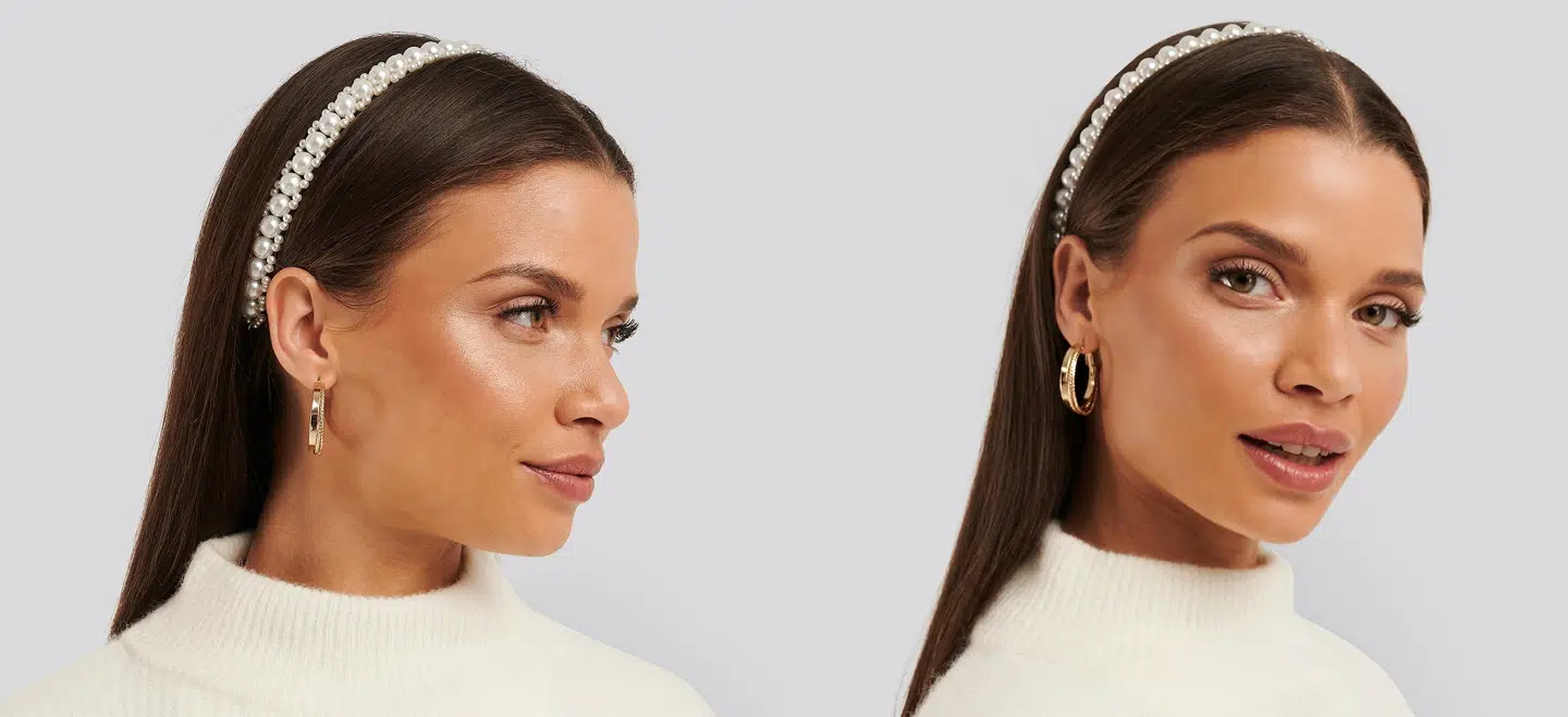 Layered Pearl Hair Hoop - NA-KD Accessories