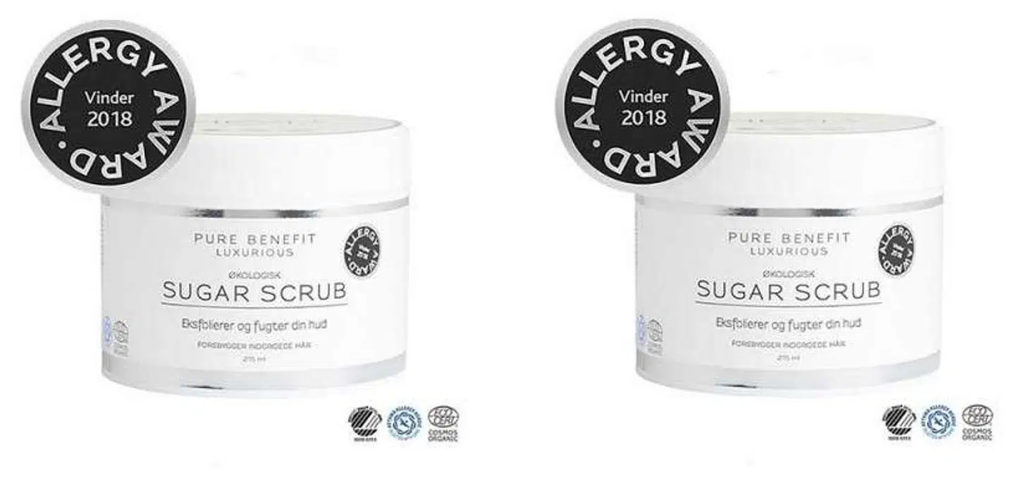 Body scrub fra Pure Benefit til blød hud.