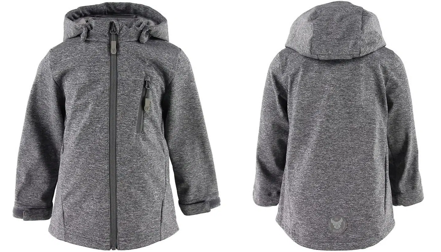 Softshelljakke til børn fra Wheat.