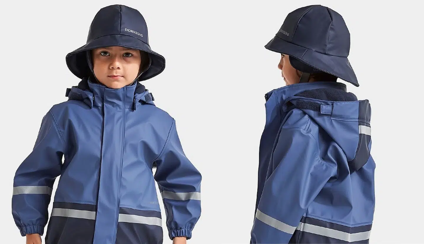 Regnhat til børn fra Didriksons.