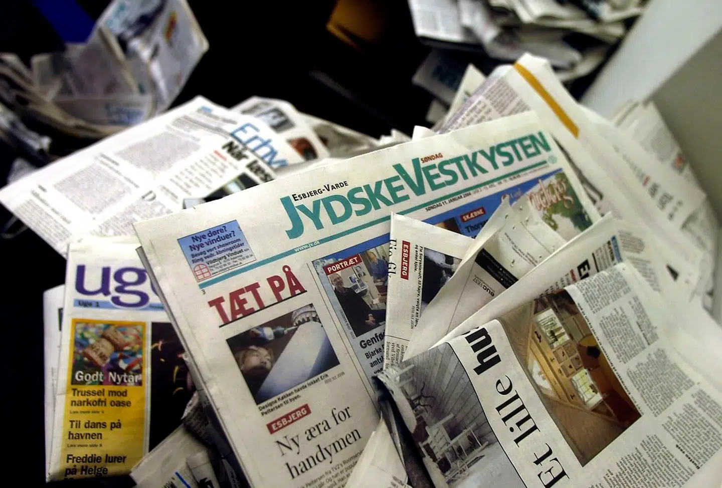 11 ugeaviser i Jysk Fynske Medier lukker ved årsskiftet. Billedet er hentet i arkivet og viser altså ikke de omtalte titler. (Arkivfoto)