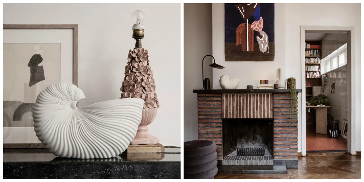 Ferm Living Shell Pot i keramik