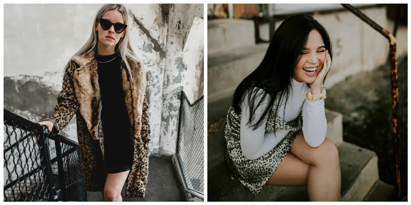 10 beklædningsgenstande med leopardprint
