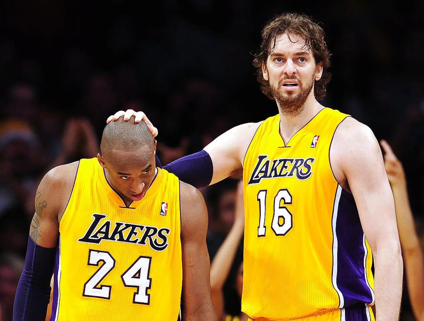 Kobe Bryant og Pau Gasol.