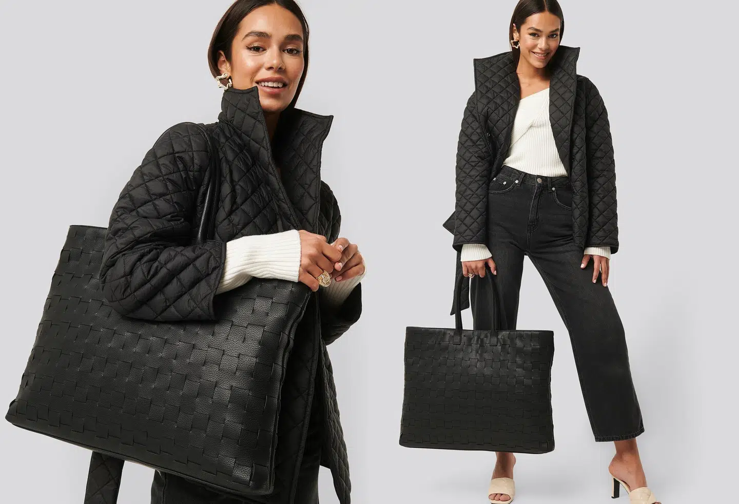 Braided Shopper taske fra NA-KD