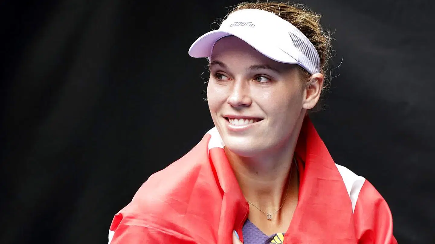 Caroline Wozniacki blev hyldet efter nederlaget.