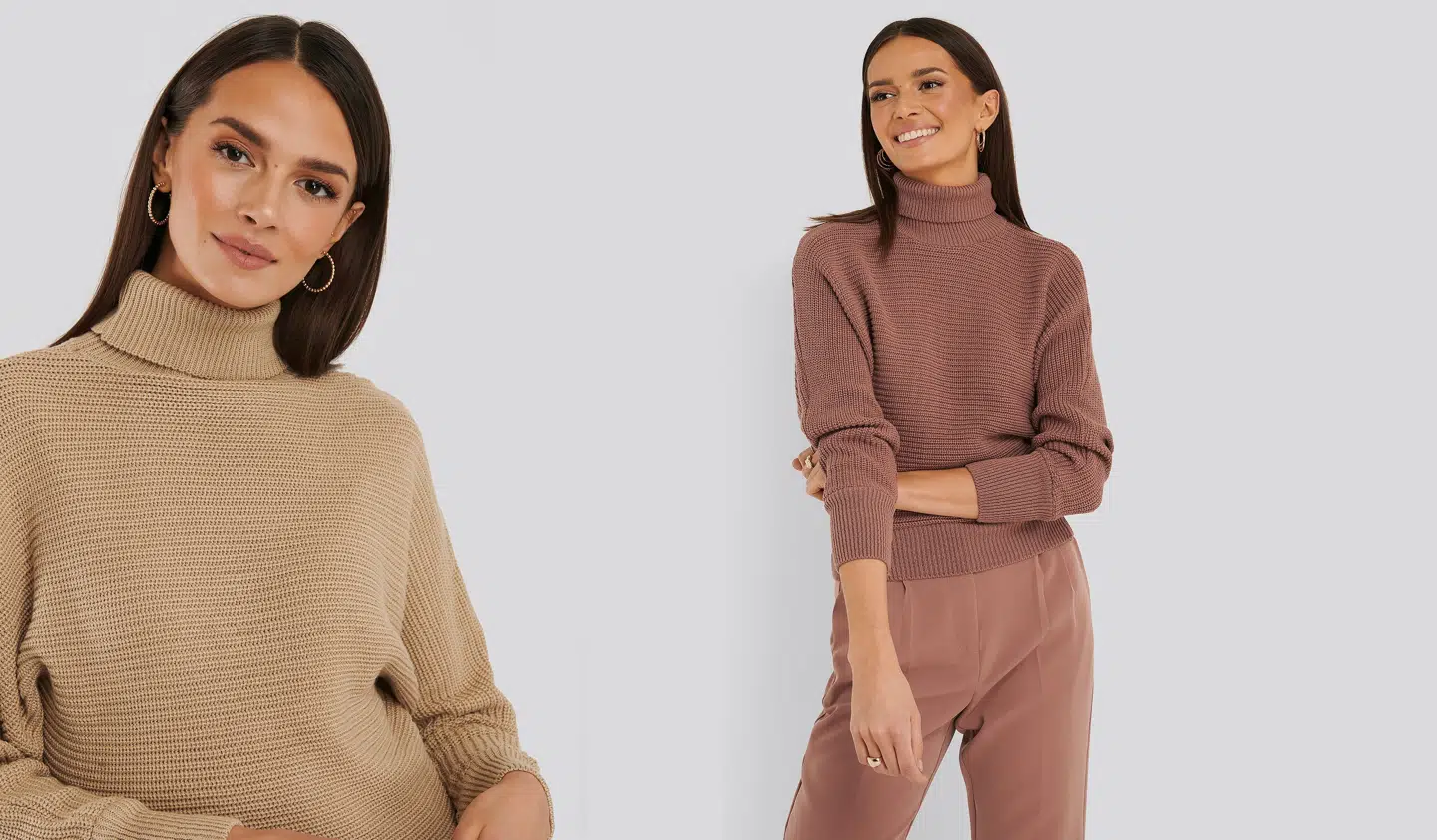 Folded Knitted Sweater fra NA-KD