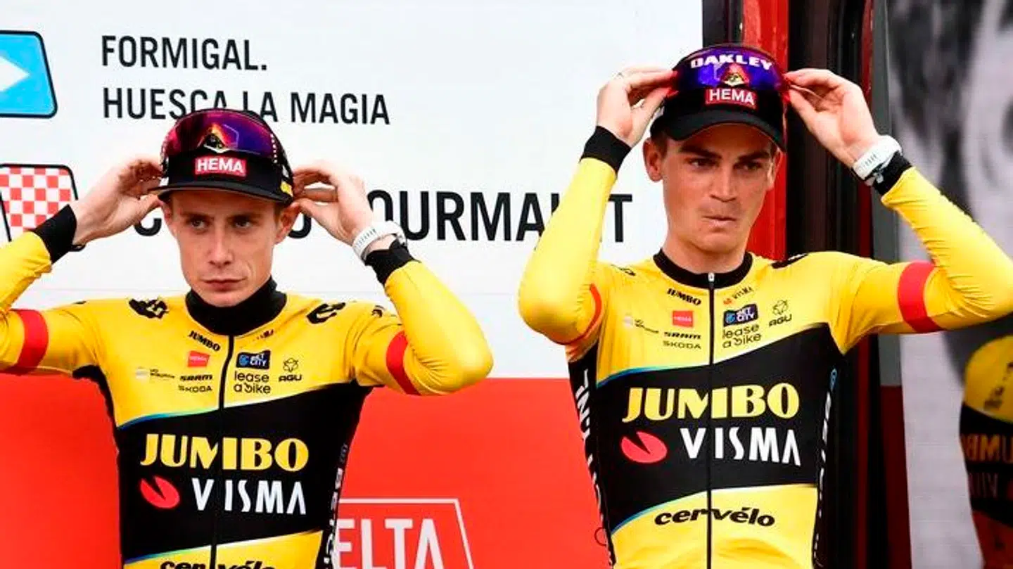 Vingegaard og Kuss under Vueltaen.