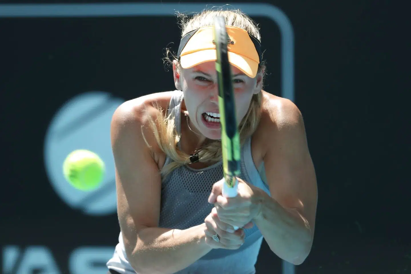 Caroline Wozniacki nåede semifinalen ved WTA-turneringen ASB Classic i Auckland.