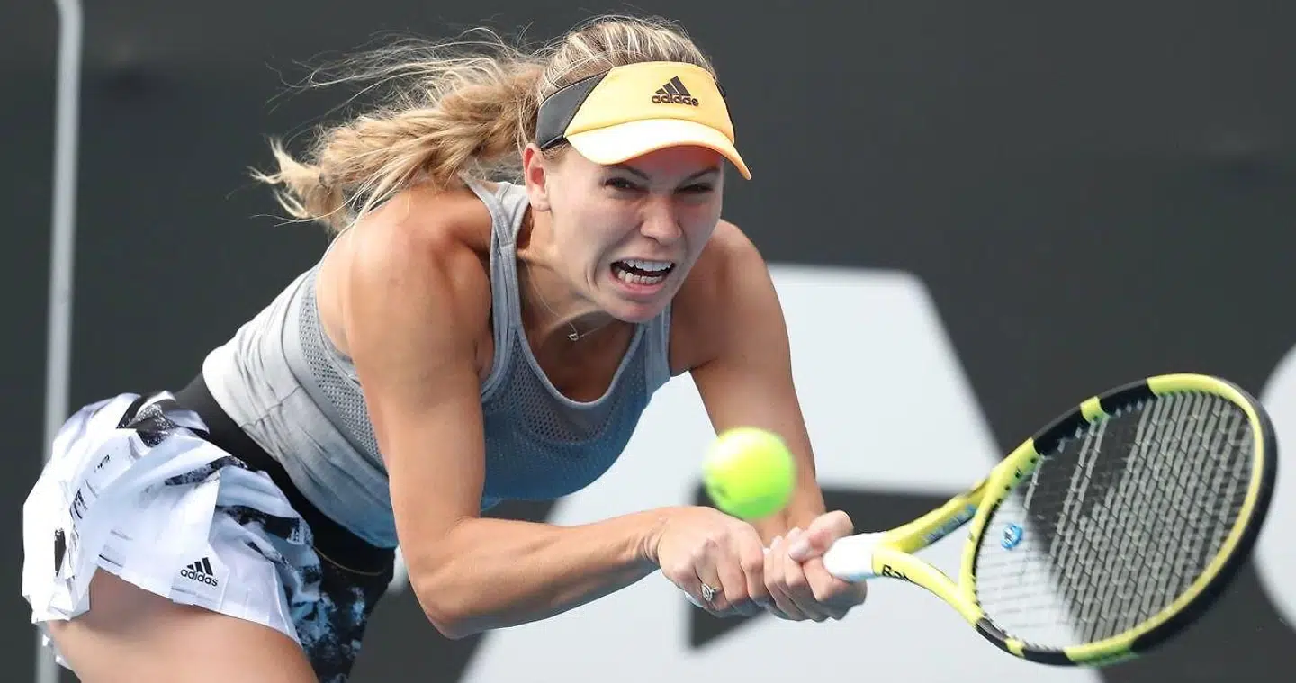 Caroline Wozniacki besejrede Paige Hourigan i første runde ved ASB Classic i Auckland.
