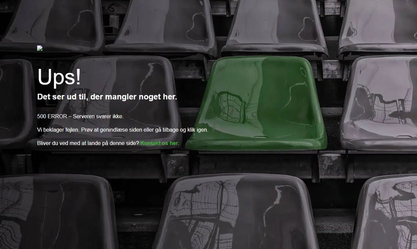 Det var dette syn, man blev mødt af, hvis man forsøgte at komme ind på Unibets hjemmeside.