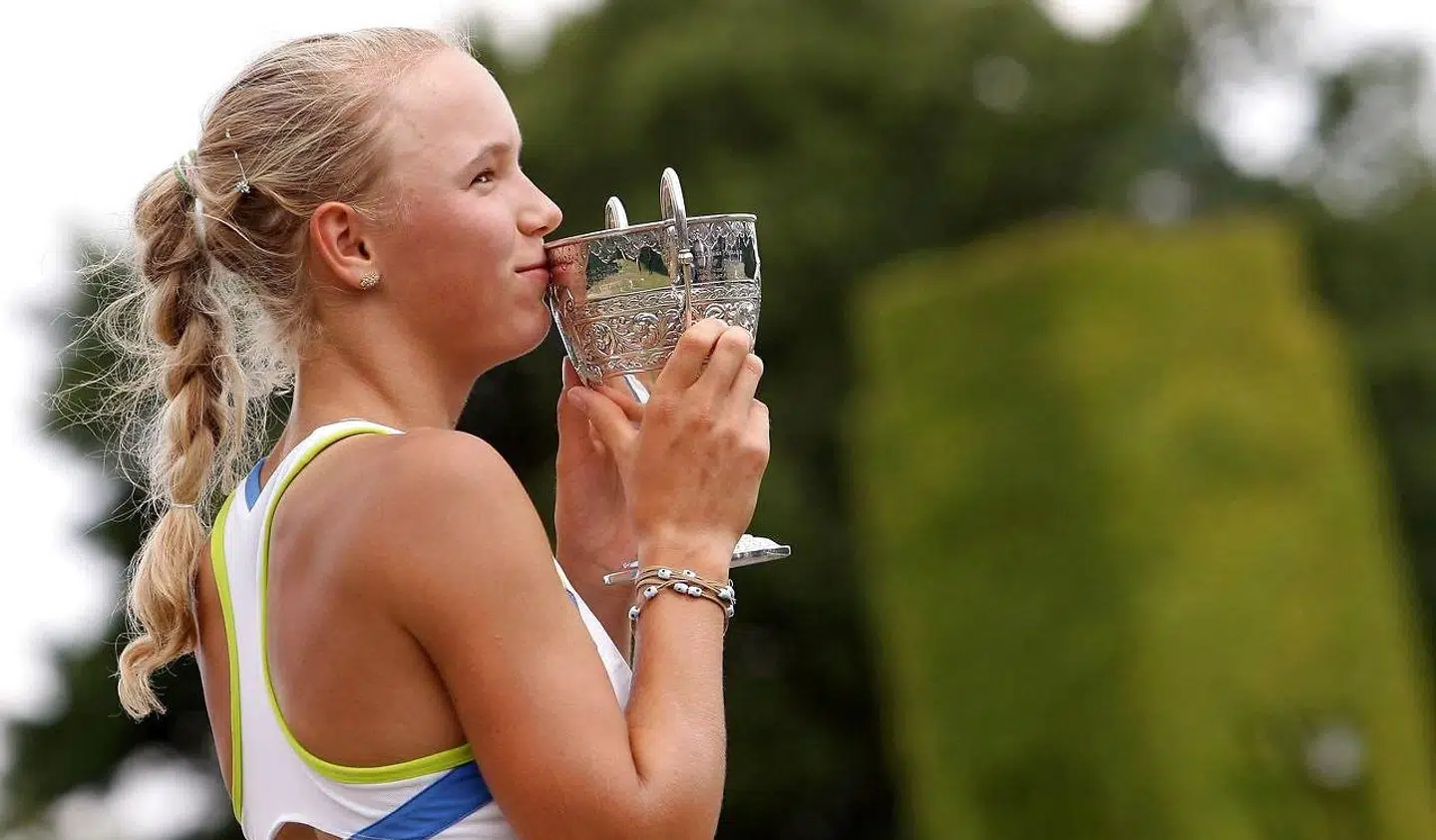 I 2006 vandt en ung Caroline Wozniacki Wimbledon for juniorspillere.