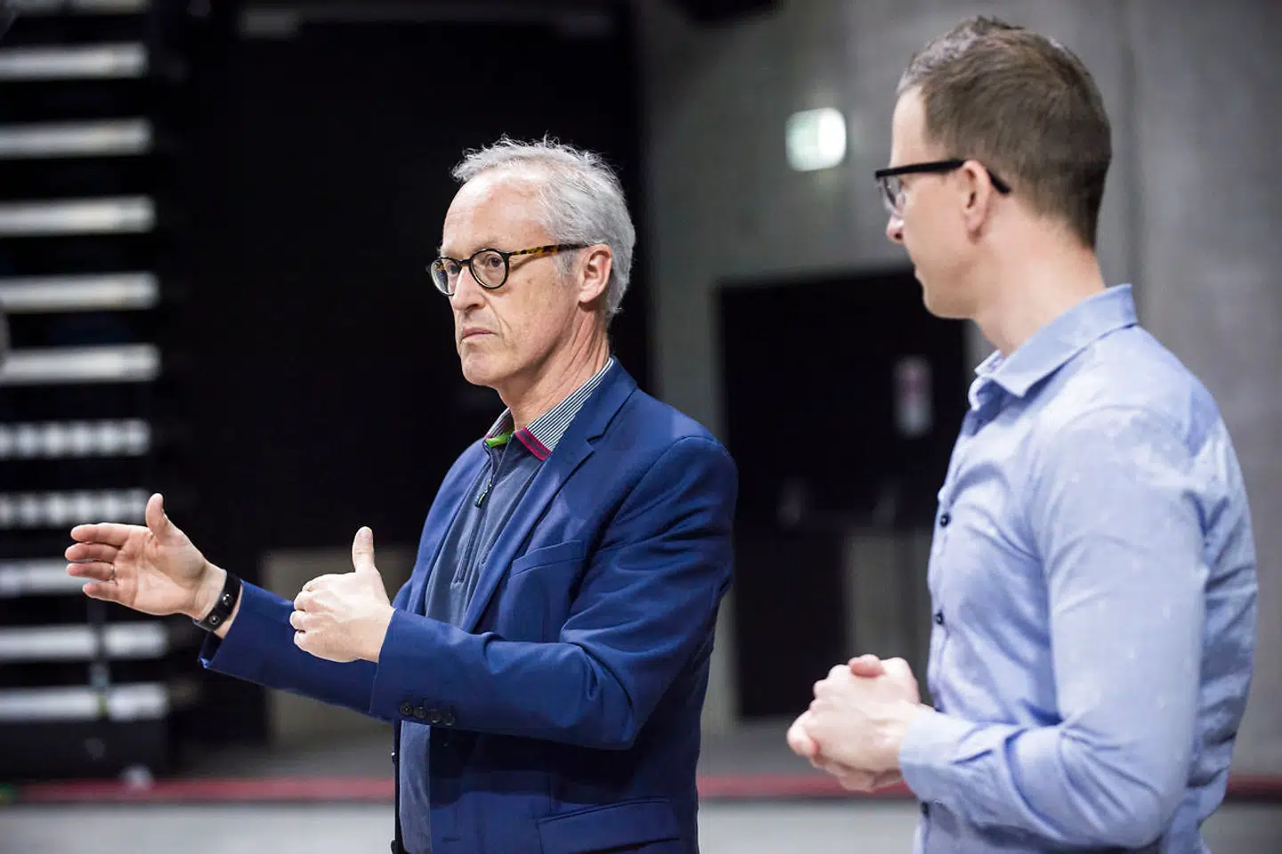 Dansk Ishockey Unions tidligere direktør Enver Hansen, til venstre, rådgiver Dansk Svømmeunion i den verserende svømmesag.