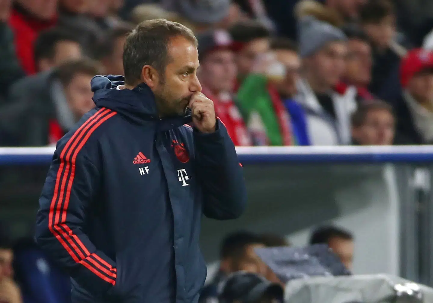 Soccer Football - Champions League - Group B - Bayern Munich v Olympiacos - Allianz Arena, Munich, Germany - November 6, 2019 Bayern Munich interim coach Hansi Flick REUTERS/Michael Dalder