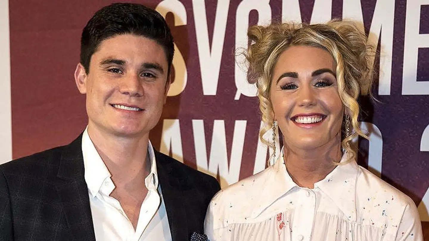 Jeanette Ottesen med sin mand, Marco Laughran.