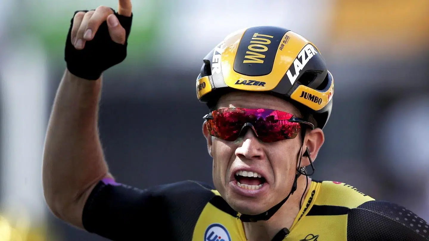 Van Aert fik en etapesejr med hjem fra Frankrig.