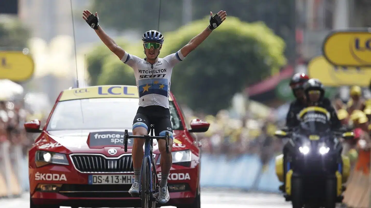 Mattheo Trentin vandt dagens Tour-etape til Gap.