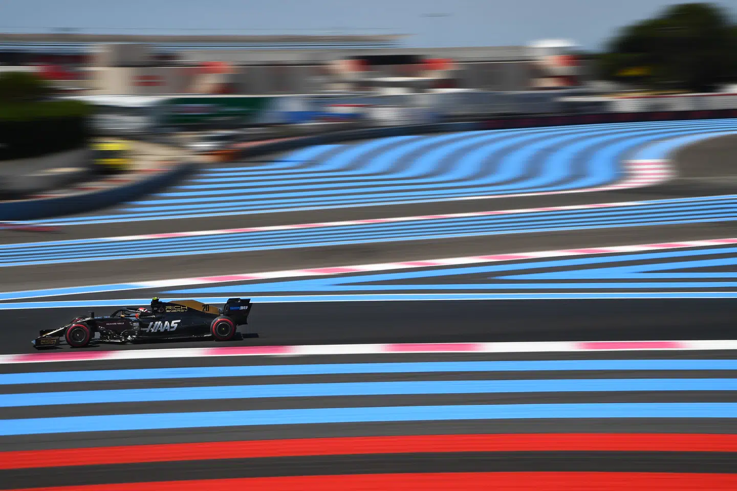 Kevin Magnussen i aktion under lørdagens kvalifikation.