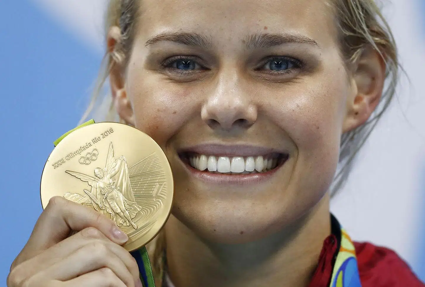 Pernille Blume vandt guld i 50 meter crawl ved OL 2016 i Rio de Janeiro.