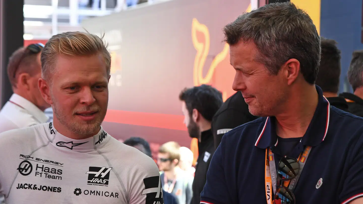 Kevin Magnussen og Kronprins Frederik.