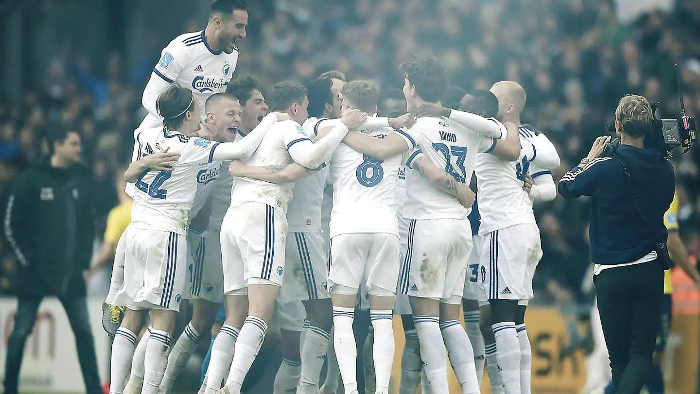 FC København snuppede søndag DM-guldet med en 3-2-sejr på hjemmebane over rivalen Brøndby. Superliga FC København - Brøndby i Parken søndag den 5. maj 2019. (Foto: Liselotte Sabroe/Scanpix 2019)