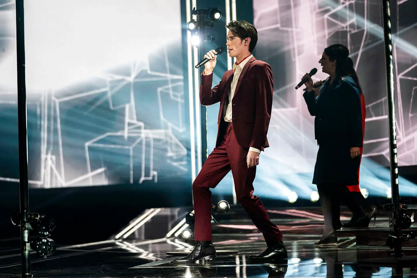 Kristian Kjærlund fredag d. 29. marts, hvor han for første gang havde tøj på, som han havde det godt med.