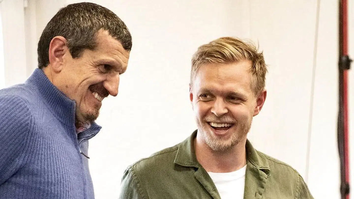 Guünther Steiner og Kevin Magnussen.