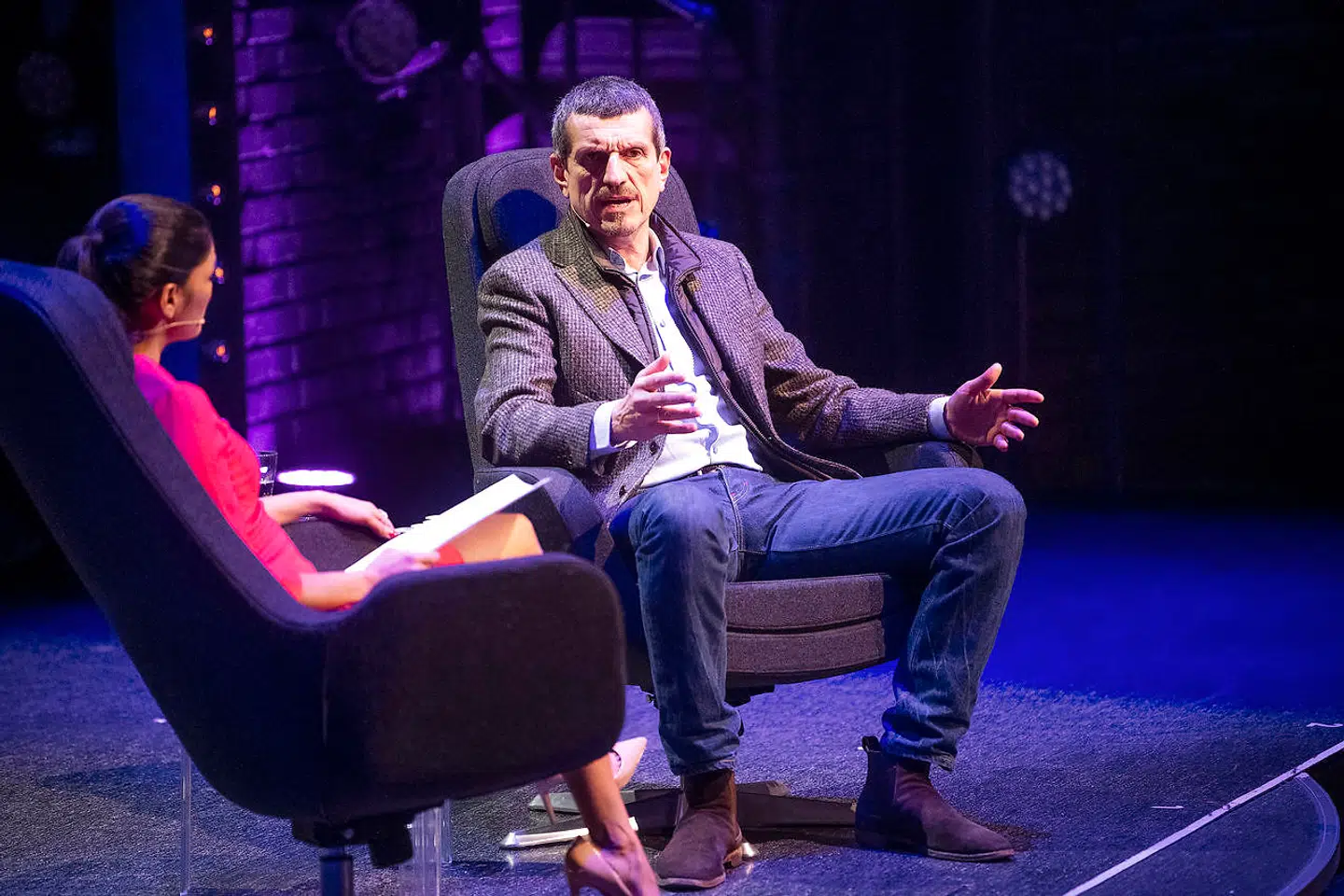 Ulla Essendrop og Guenther Steiner.