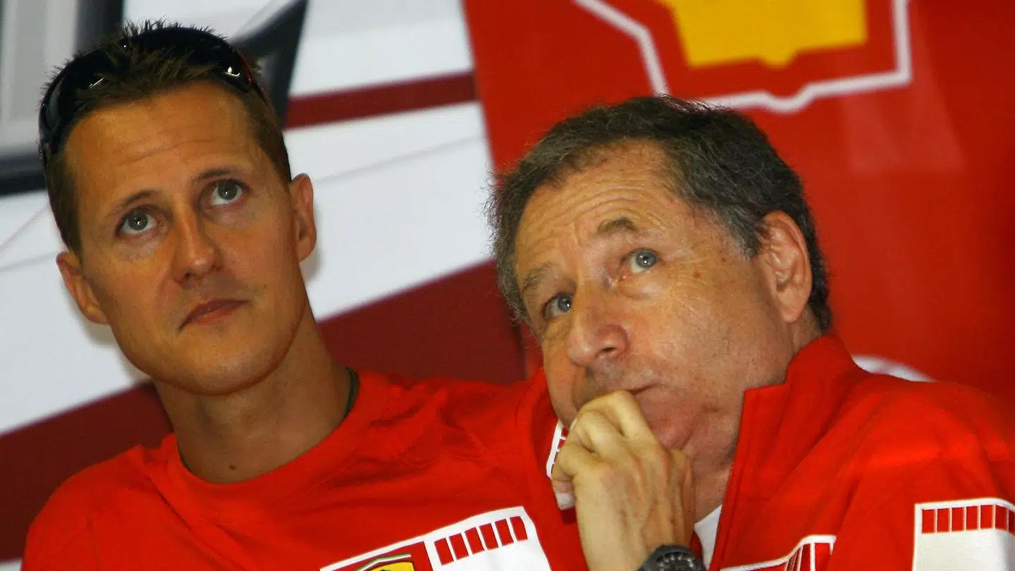 Michael Schumacher og Jean Todt tilbragte flere år sammen som farlig duo i Formel 1.